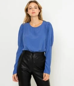Blouse À Basque Marlin | Blouses, Chemisiers Camaieu Femme