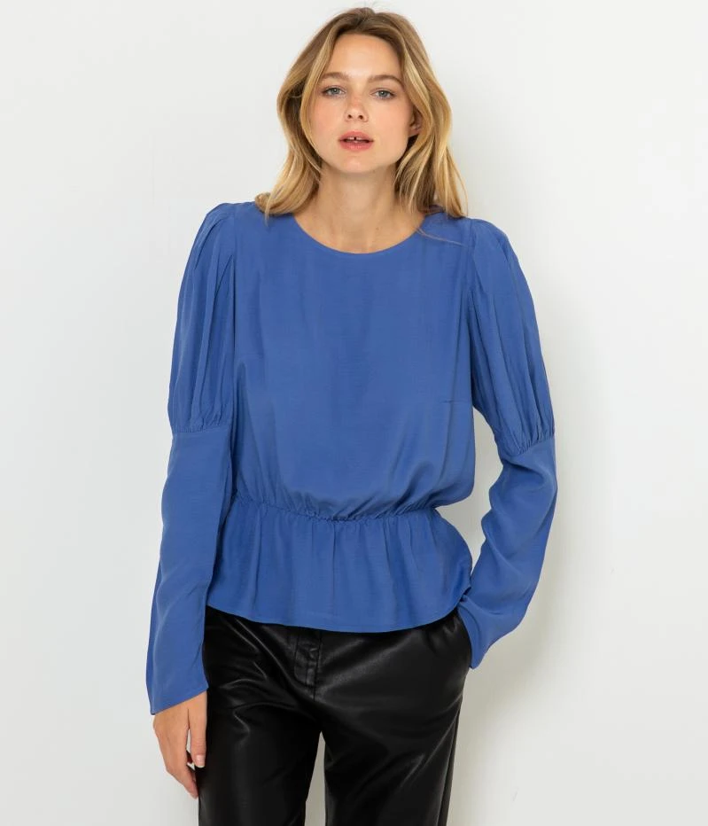 Blouse À Basque Marlin | Blouses, Chemisiers Camaieu Femme 4 Blouse À Basque Marlin | Blouses, Chemisiers Camaieu Femme – Image 2