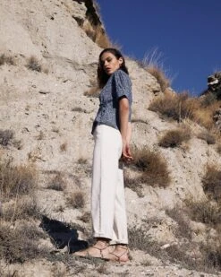 Blouse Camille Marine | Blouses & Chemises Grace & Mila Femme -Vêtements Femme Soldes blouse camille marine blouses chemises grace mila femme 4