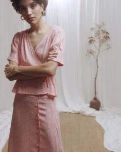 Blouse Camille Rose | Blouses & Chemises Grace & Mila Femme -Vêtements Femme Soldes blouse camille rose blouses chemises grace mila femme 3