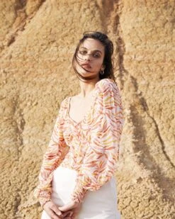 Blouse Cerise Rose | Blouses & Chemises Grace & Mila Femme