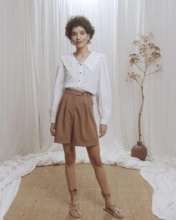 Blouse Charlotte Ecru | Blouses & Chemises Grace & Mila Femme