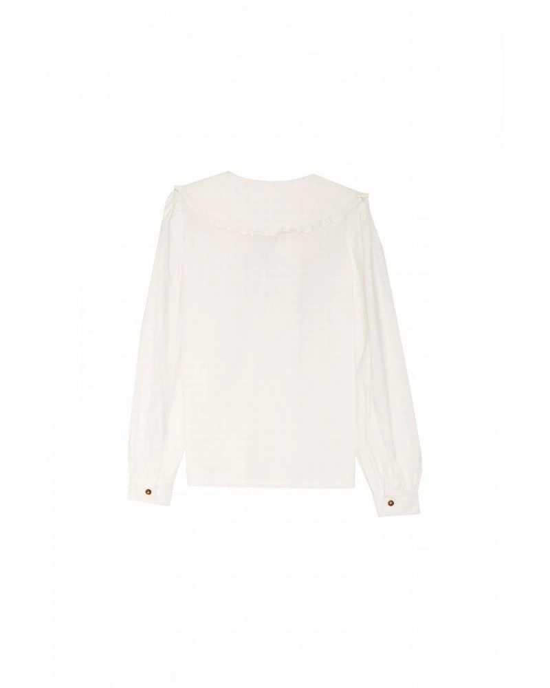 Blouse Charlotte Ecru | Blouses & Chemises Grace & Mila Femme 5 Blouse Charlotte Ecru | Blouses & Chemises Grace & Mila Femme – Image 3