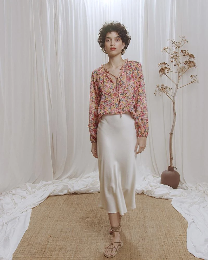 Blouse Cherazad Beige | Blouses & Chemises Grace & Mila Femme 3 Blouse Cherazad Beige | Blouses & Chemises Grace & Mila Femme