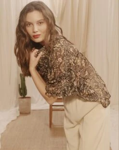 Blouse Clarisse Noir | Blouses & Chemises Grace & Mila Femme