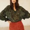 Blouse Danae Kaki | Blouses & Chemises Grace & Mila Femme -Vêtements Femme Soldes blouse danae kaki blouses chemises grace mila femme 1