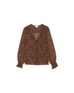 Blouse Darel Chocolat | Blouses & Chemises Grace & Mila Femme -Vêtements Femme Soldes blouse darel chocolat blouses chemises grace mila femme 5