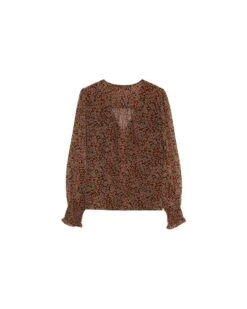 Blouse Darel Chocolat | Blouses & Chemises Grace & Mila Femme -Vêtements Femme Soldes blouse darel chocolat blouses chemises grace mila femme 6