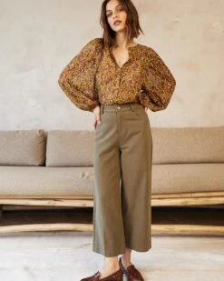 Blouse Deloras Kaki | Blouses & Chemises Grace & Mila Femme