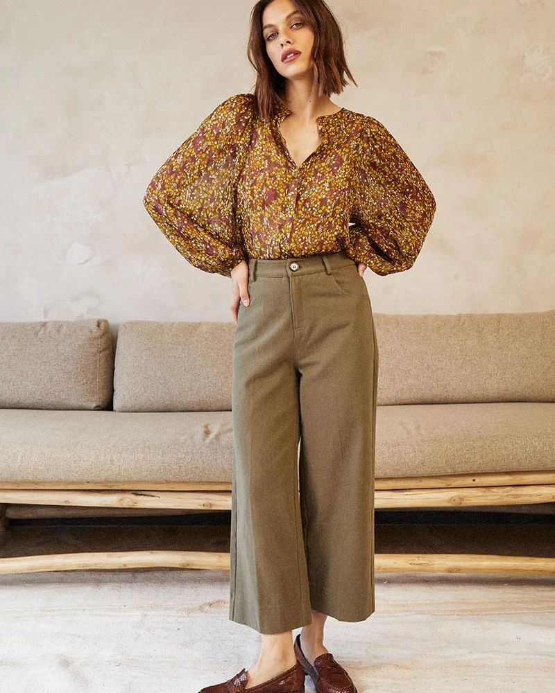 Blouse Deloras Kaki | Blouses & Chemises Grace & Mila Femme 3 Blouse Deloras Kaki | Blouses & Chemises Grace & Mila Femme