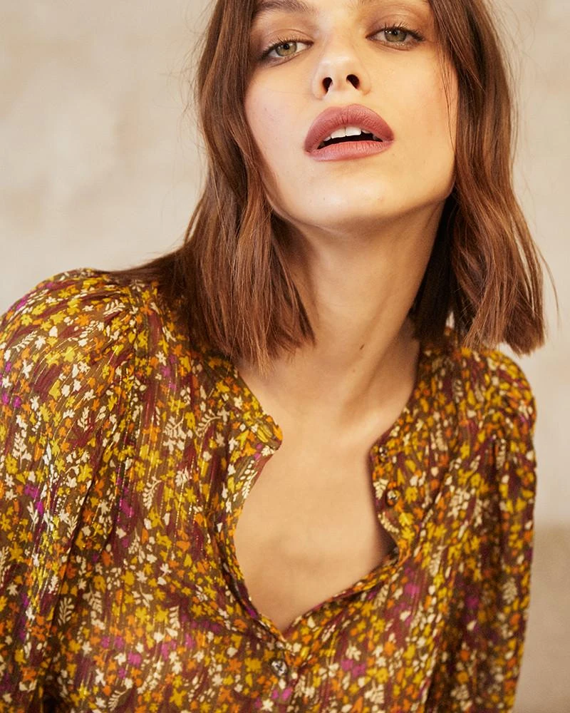 Blouse Deloras Kaki | Blouses & Chemises Grace & Mila Femme 6 Blouse Deloras Kaki | Blouses & Chemises Grace & Mila Femme – Image 4