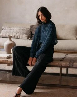 Blouse Dominica Marine | Blouses & Chemises Grace & Mila Femme -Vêtements Femme Soldes blouse dominica marine blouses chemises grace mila femme 3