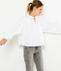 Blouse En Popeline De Coton Blanc Blanc De Blanc | Blouses, Chemisiers Camaieu Femme 14 Blouse En Popeline De Coton Blanc Blanc De Blanc | Blouses, Chemisiers Camaieu Femme -Vêtements Femme Soldes blouse en popeline de coton blanc blanc de blanc blouses chemisiers camaieu femme 6