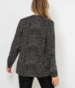 Blouse Imprimée Femme Viscose Responsable Tachiste Tuny Noir | Blouses, Chemisiers Camaieu Femme -Vêtements Femme Soldes blouse imprimc3a9e femme viscose responsable tachiste tuny noir blouses chemisiers camaieu femme 3