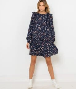 Blouse Volants Femme Bouquet Imprime | Blouses, Chemisiers Camaieu Femme -Vêtements Femme Soldes blouse volants femme bouquet imprime blouses chemisiers camaieu femme 5