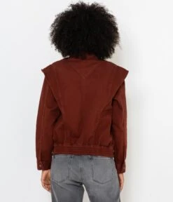 Blouson Épaulettes Femme Mink | Vestes, Blazers Camaieu Femme -Vêtements Femme Soldes blouson c3a9paulettes femme mink vestes blazers camaieu femme 3