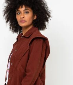 Blouson Épaulettes Femme Mink | Vestes, Blazers Camaieu Femme -Vêtements Femme Soldes blouson c3a9paulettes femme mink vestes blazers camaieu femme 6