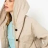 Blouson Court Femme Beige Clair | Manteaux,Doudounes Camaieu Femme -Vêtements Femme Soldes blouson court femme beige clair manteauxdoudounes camaieu femme 1