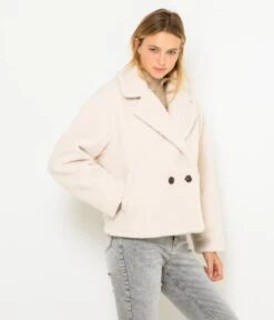 Blouson Femme Fausse Fourrure Papyrus | Vestes, Blazers Camaieu Femme