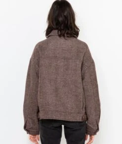 Blouson Maille Chevrons Femme Pastel Parchment | Vestes, Blazers Camaieu Femme -Vêtements Femme Soldes blouson maille chevrons femme pastel parchment vestes blazers camaieu femme 3