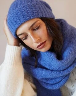 Écharpe Dalma Bleu | Accessoires Grace & Mila Femme -Vêtements Femme Soldes c3a9charpe dalma bleu accessoires grace mila femme 2