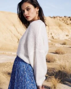 Cardigan Calisson Ecru | Pulls & Cardigans Grace & Mila Femme -Vêtements Femme Soldes cardigan calisson ecru pulls cardigans grace mila femme 4