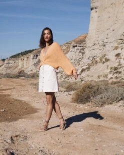 Cardigan Calisson Peche | Pulls & Cardigans Grace & Mila Femme -Vêtements Femme Soldes cardigan calisson peche pulls cardigans grace mila femme 3