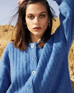 Cardigan Camden Bleu | Pulls & Cardigans Grace & Mila Femme -Vêtements Femme Soldes cardigan camden bleu pulls cardigans grace mila femme 3