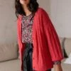 Cardigan Douce Rose | Pulls & Cardigans Grace & Mila Femme -Vêtements Femme Soldes cardigan douce rose pulls cardigans grace mila femme 1