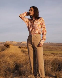 Chemise Celeste Rose | Blouses & Chemises Grace & Mila Femme -Vêtements Femme Soldes chemise celeste rose blouses chemises grace mila femme 3