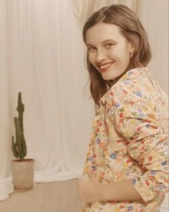 Chemise Coeur Beige | Blouses & Chemises Grace & Mila Femme -Vêtements Femme Soldes chemise coeur beige blouses chemises grace mila femme 4