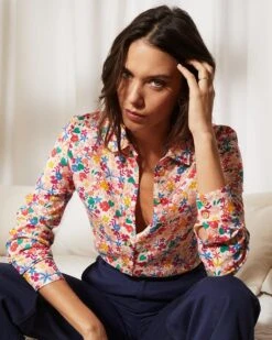 Chemise Coeur Ecru | Blouses & Chemises Grace & Mila Femme -Vêtements Femme Soldes chemise coeur ecru blouses chemises grace mila femme 2