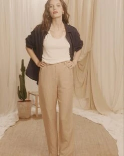 Chemise Colombine Marine | Blouses & Chemises Grace & Mila Femme -Vêtements Femme Soldes chemise colombine marine blouses chemises grace mila femme 3