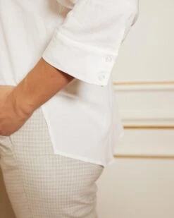 Chemise Corine Ecru | Blouses & Chemises Grace & Mila Femme -Vêtements Femme Soldes chemise corine ecru blouses chemises grace mila femme 3