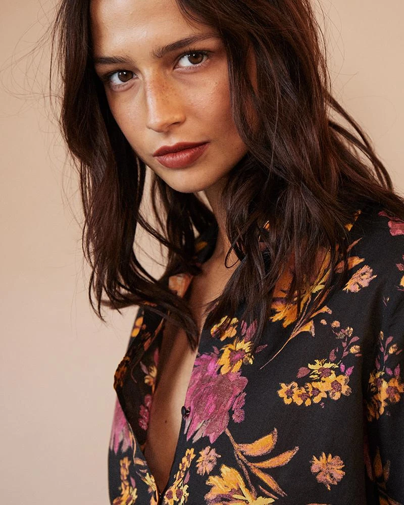 Chemise Diane Noir | Blouses & Chemises Grace & Mila Femme 4 Chemise Diane Noir | Blouses & Chemises Grace & Mila Femme – Image 2