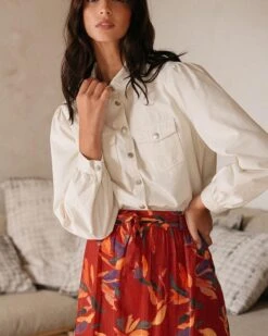 Chemise Dora Beige | Blouses & Chemises Grace & Mila Femme -Vêtements Femme Soldes chemise dora beige blouses chemises grace mila femme 2