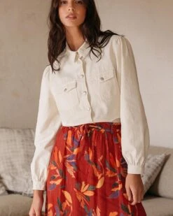 Chemise Dora Beige | Blouses & Chemises Grace & Mila Femme -Vêtements Femme Soldes chemise dora beige blouses chemises grace mila femme 4