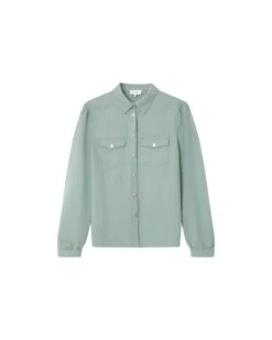 Chemise Dora Vert | Blouses & Chemises Grace & Mila Femme -Vêtements Femme Soldes chemise dora vert blouses chemises grace mila femme 4