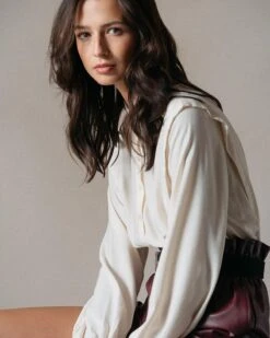 Chemise Douceur Ecru | Blouses & Chemises Grace & Mila Femme