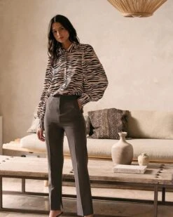 Chemise Drole Beige | Blouses & Chemises Grace & Mila Femme -Vêtements Femme Soldes chemise drole beige blouses chemises grace mila femme 2