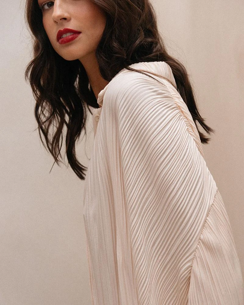 Chemise Duchesse Ecru | Blouses & Chemises Grace & Mila Femme 4 Chemise Duchesse Ecru | Blouses & Chemises Grace & Mila Femme – Image 2