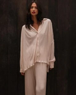 Chemise Duchesse Ecru | Blouses & Chemises Grace & Mila Femme 14 Chemise Duchesse Ecru | Blouses & Chemises Grace & Mila Femme -Vêtements Femme Soldes chemise duchesse ecru blouses chemises grace mila femme 5