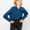 Chemise En Jean Femme Rinsed | Blouses, Chemisiers Camaieu Femme -Vêtements Femme Soldes chemise en jean femme rinsed blouses chemisiers camaieu femme 1
