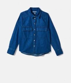 Chemise En Jean Femme Rinsed | Blouses, Chemisiers Camaieu Femme -Vêtements Femme Soldes chemise en jean femme rinsed blouses chemisiers camaieu femme 7