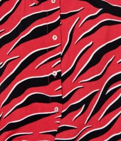Chemise Oversize Femme Imprimée Viscose Responsable Zebre Claret Noir | Blouses, Chemisiers Camaieu Femme -Vêtements Femme Soldes chemise oversize femme imprimc3a9e viscose responsable zebre claret noir blouses chemisiers camaieu femme 5