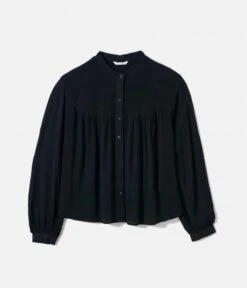 Chemisier Boutonné Crépon Femme Noir | Blouses, Chemisiers Camaieu Femme -Vêtements Femme Soldes chemisier boutonnc3a9 crc3a9pon femme noir blouses chemisiers camaieu femme 7