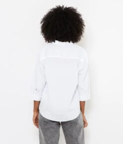 Chemisier À Rayures Femme En Matières Responsables Blanc Optique | Blouses, Chemisiers Camaieu Femme -Vêtements Femme Soldes chemisier c3a0 rayures femme en matic3a8res responsables blanc optique blouses chemisiers camaieu femme 3