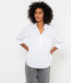 Chemisier À Rayures Femme En Matières Responsables Blanc Optique | Blouses, Chemisiers Camaieu Femme -Vêtements Femme Soldes chemisier c3a0 rayures femme en matic3a8res responsables blanc optique blouses chemisiers camaieu femme 6