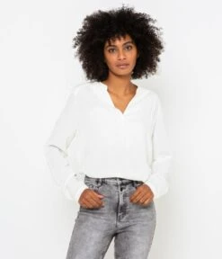 Chemisier Uni Femme En Viscose Responsable Marshmallow | Blouses, Chemisiers Camaieu Femme 14 Chemisier Uni Femme En Viscose Responsable Marshmallow | Blouses, Chemisiers Camaieu Femme -Vêtements Femme Soldes chemisier uni femme en viscose responsable marshmallow blouses chemisiers camaieu femme 6