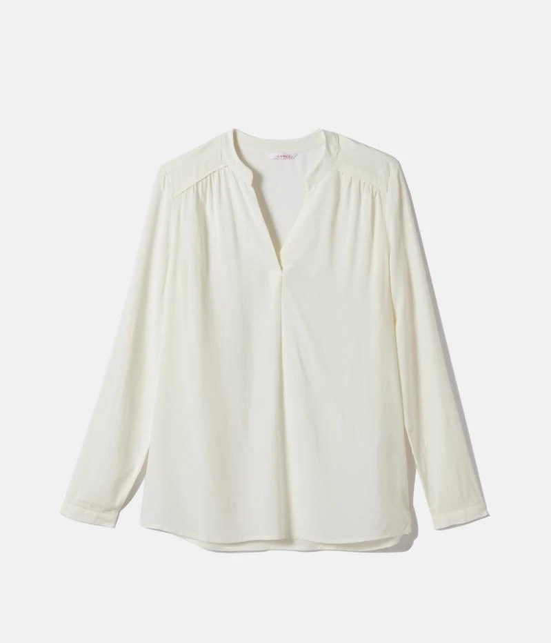 Chemisier Uni Femme En Viscose Responsable Marshmallow | Blouses, Chemisiers Camaieu Femme 9 Chemisier Uni Femme En Viscose Responsable Marshmallow | Blouses, Chemisiers Camaieu Femme – Image 7